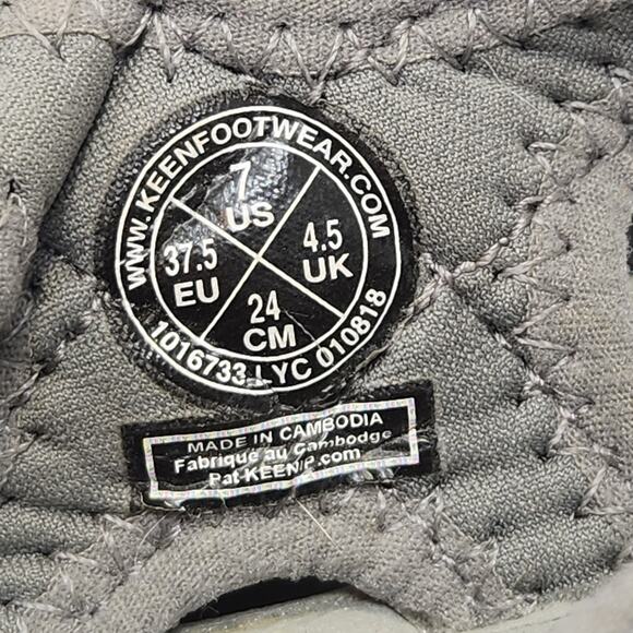 Keen Rose Sandal Gray Ankle Strap Outdoor Hiking Shoes Women Size 7 Toe Bumper - Picture 5 of 8